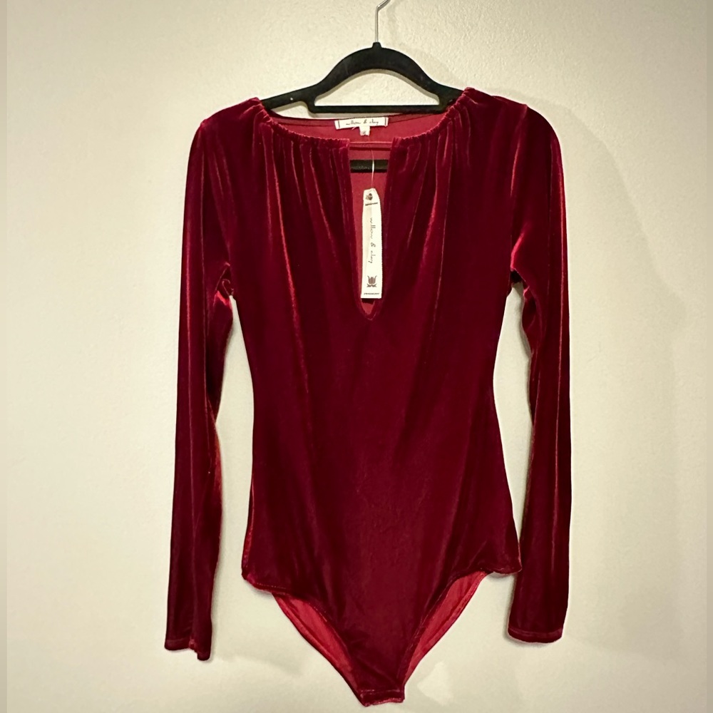 ❤️ velvet Willow & Clay body suit
